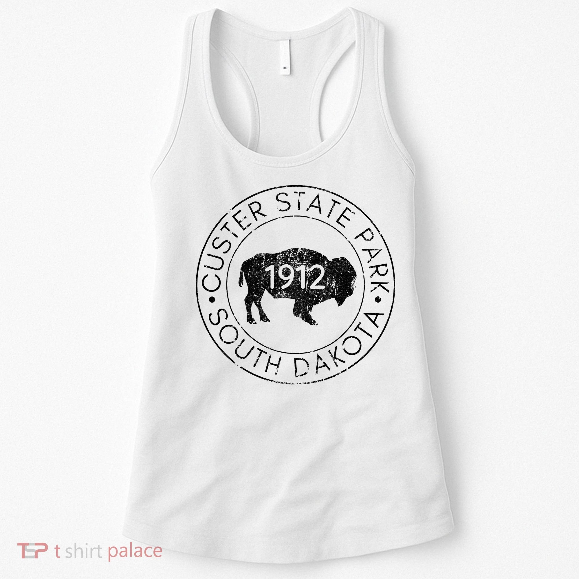 Custer State Park South Dakota Buffalo Hiking Travel Women's Tank Top
