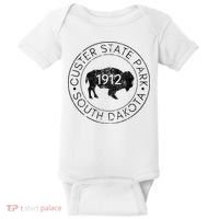 Custer State Park South Dakota Buffalo Hiking Travel Baby Bodysuit thumb 0