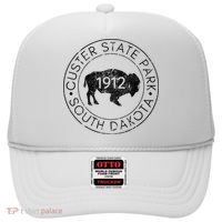 Custer State Park South Dakota Buffalo Hiking Travel Hat thumb 0