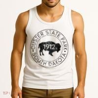 Custer State Park South Dakota Buffalo Hiking Travel Tank Top thumb 3