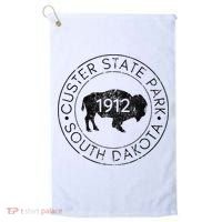 Custer State Park South Dakota Buffalo Hiking Travel Golf Towel thumb 0