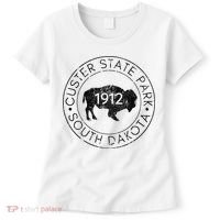 Custer State Park South Dakota Buffalo Hiking Travel Women's T-Shirt thumb 0
