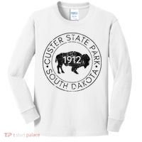 Custer State Park South Dakota Buffalo Hiking Travel Kids Long Sleeve Shirt thumb 0