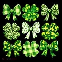 Cute St Patricks Day Bow Coquette Saint Paddys Coffee Mug thumb 5