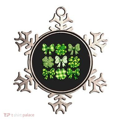 Cute St Patricks Day Bow Coquette Saint Paddys Ornament