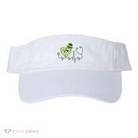 Cute St Patricks Day Lucky Shamrock Clover Stethoscope Visor thumb 0
