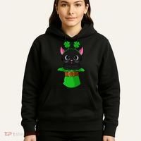 Cat St Patricks Day Leprechaun Shamrock Kitten Hoodie thumb 5