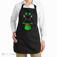 Cat St Patricks Day Leprechaun Shamrock Kitten Apron thumb 2