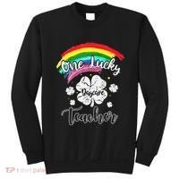 Cute St Patricks Day Gift For One Lucky Daycare Teacher Sweatshirt thumb 0