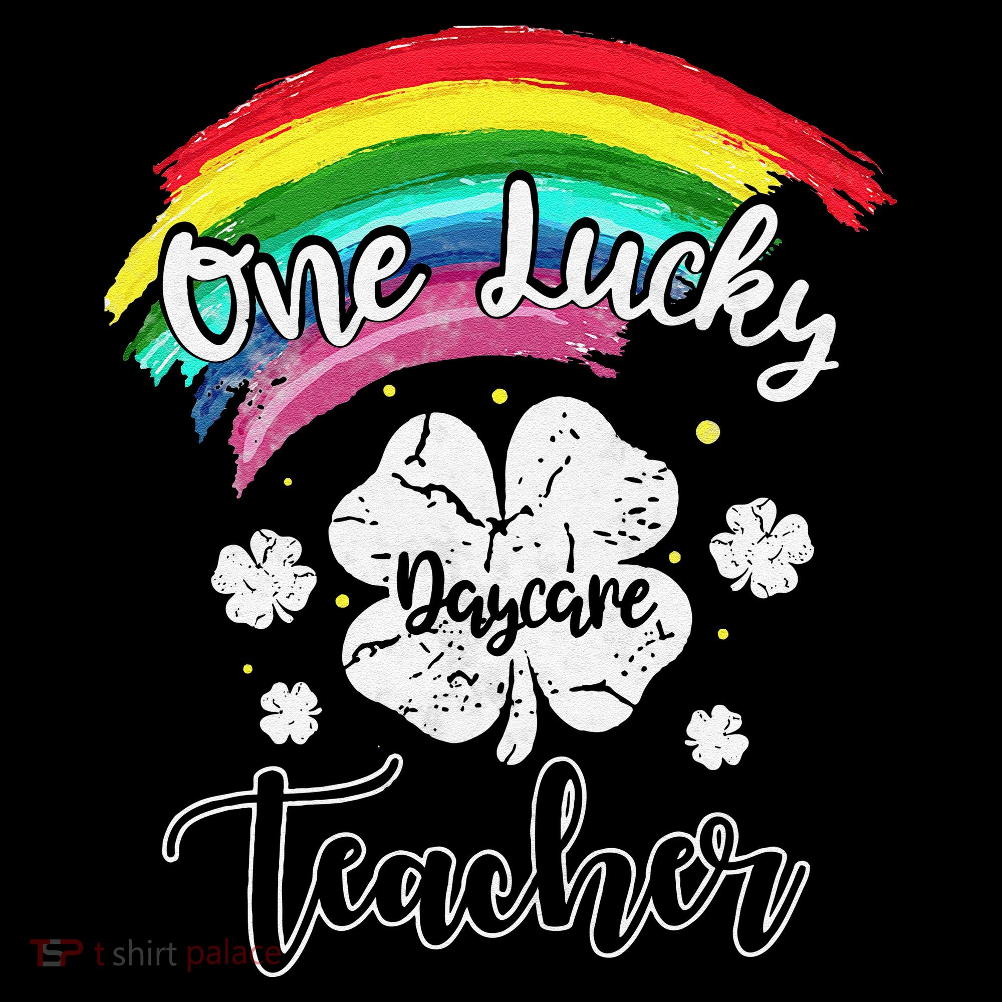 Cute St Patricks Day Gift For One Lucky Daycare Teacher Coffee Mug