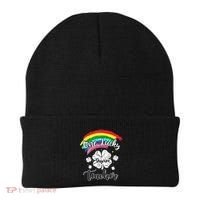 Cute St Patricks Day Gift For One Lucky Daycare Teacher Beanie thumb 0