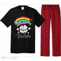 Cute St Patricks Day Gift For One Lucky Daycare Teacher Pajama Set thumb 0