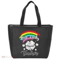 Cute St Patricks Day Gift For One Lucky Daycare Teacher Tote Bag thumb 0
