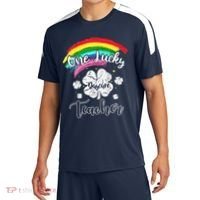 Cute St Patricks Day Gift For One Lucky Daycare Teacher Sport-Tek Competitor United Soccer Jersey thumb 0