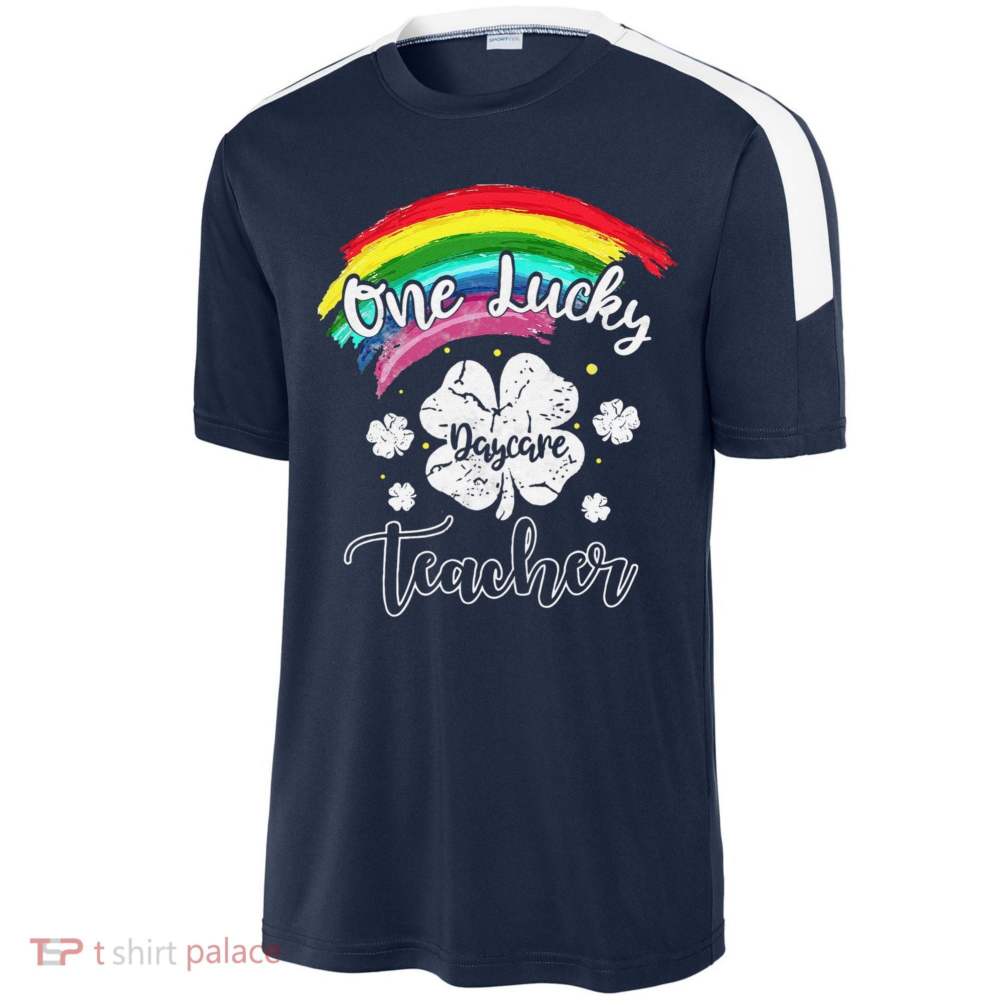 Cute St Patricks Day Gift For One Lucky Daycare Teacher Sport-Tek Competitor United Soccer Jersey