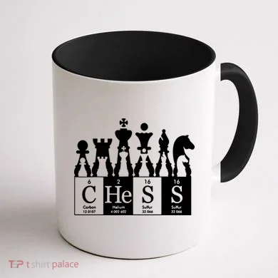 Chess Sets Periodic Table Elements Coffee Mug back