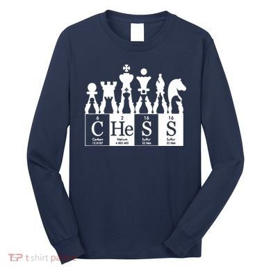 Chess Sets Periodic Table Elements Long Sleeve Shirt
