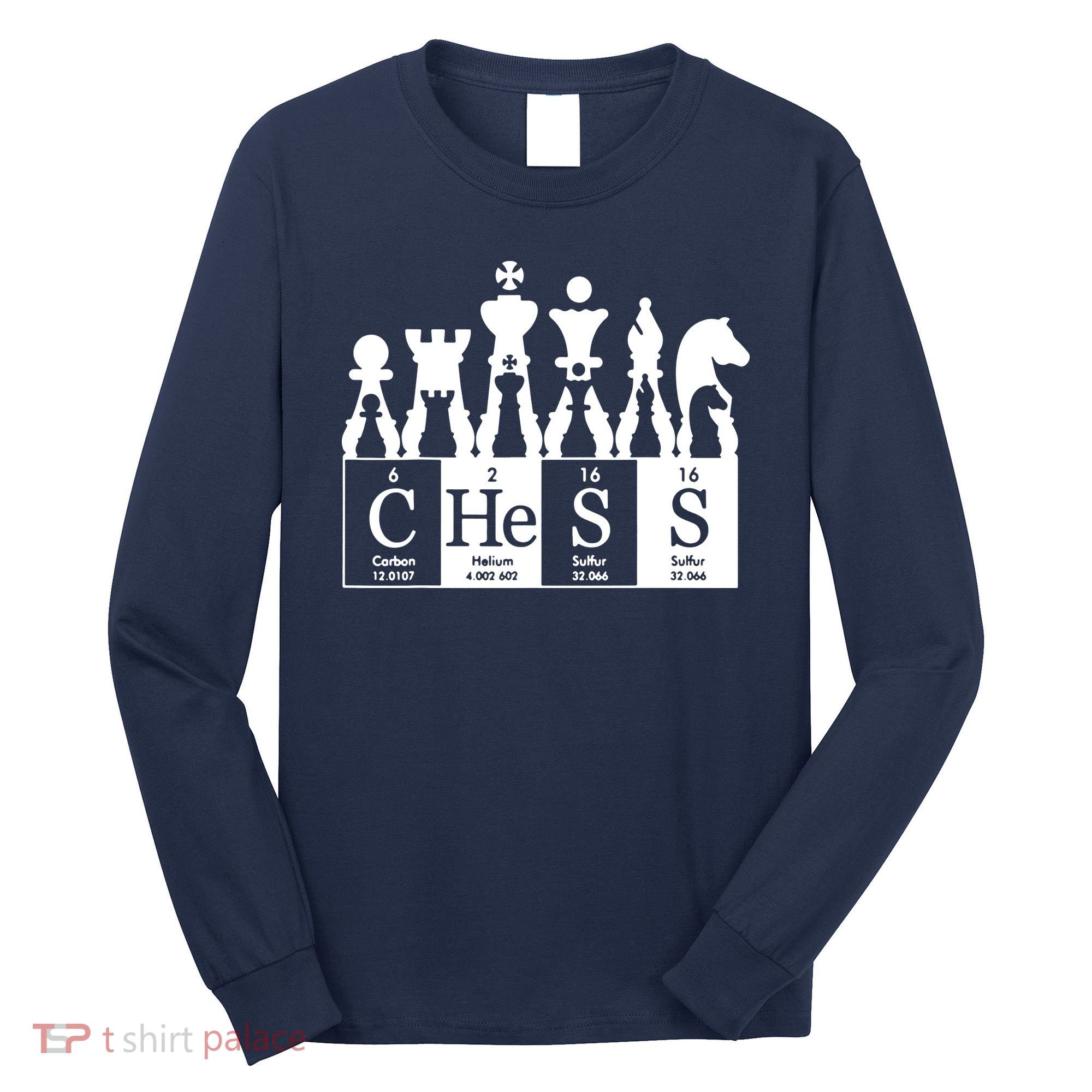 Chess Sets Periodic Table Elements Long Sleeve Shirt
