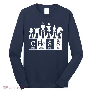 Chess Sets Periodic Table Elements Long Sleeve Shirt