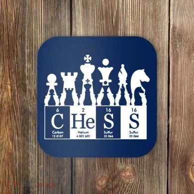 Chess Sets Periodic Table Elements Coaster