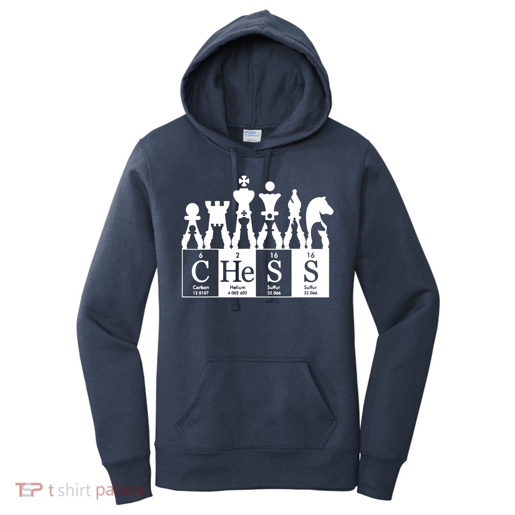 Chess Sets Periodic Table Elements Women's Hoodie