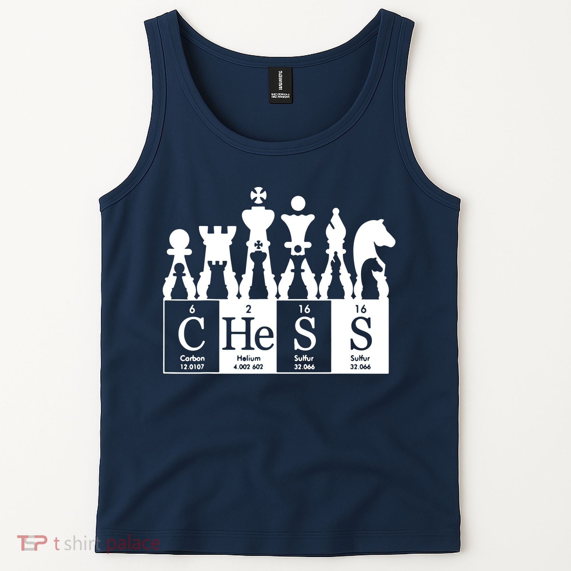 Chess Sets Periodic Table Elements Tank Top