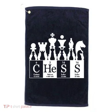 Chess Sets Periodic Table Elements Golf Towel
