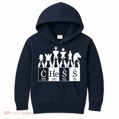 Chess Sets Periodic Table Elements Kids Hoodie