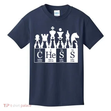 Chess Sets Periodic Table Elements Kids T-Shirt
