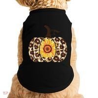 Cheetah Sunflower Pumpkin Doggie Tank thumb 0