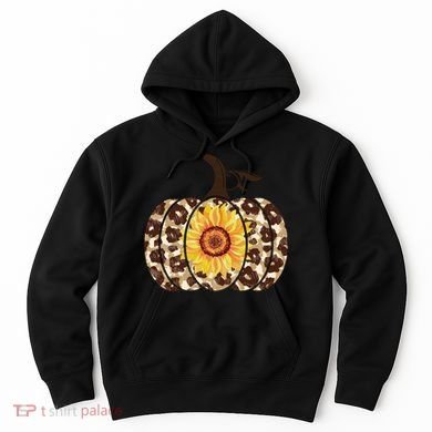 Cheetah Sunflower Pumpkin Hoodie