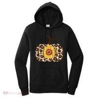 Cheetah Sunflower Pumpkin Women's Hoodie thumb 0