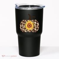 Cheetah Sunflower Pumpkin Tumbler thumb 0