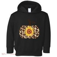 Cheetah Sunflower Pumpkin Toddler Hoodie thumb 0