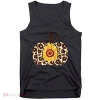 Cheetah Sunflower Pumpkin Tank Top thumb 0