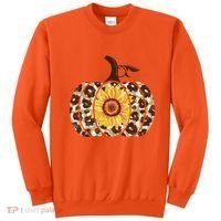 Cheetah Sunflower Pumpkin Sweatshirt thumb 0