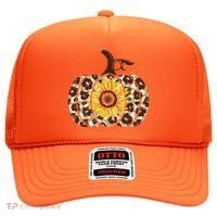 Cheetah Sunflower Pumpkin Hat thumb 0
