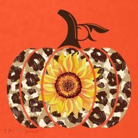 Cheetah Sunflower Pumpkin Hat thumb 2