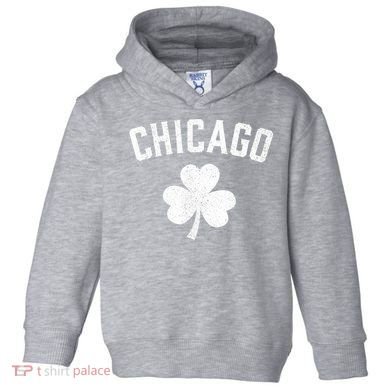 Chicago, St Patrick's day - Patty's day shamrock tee Toddler Hoodie