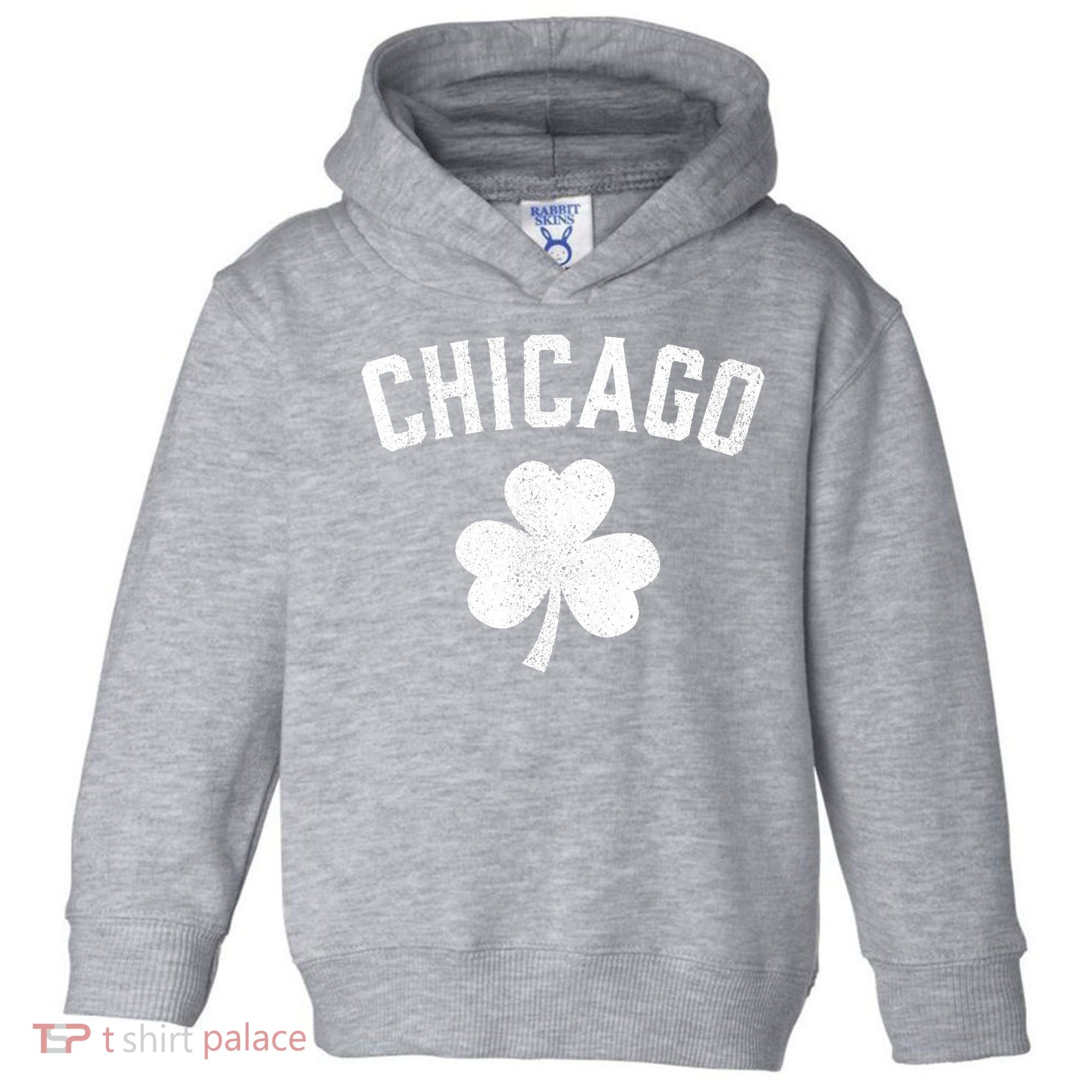 Chicago, St Patrick's day - Patty's day shamrock tee Toddler Hoodie