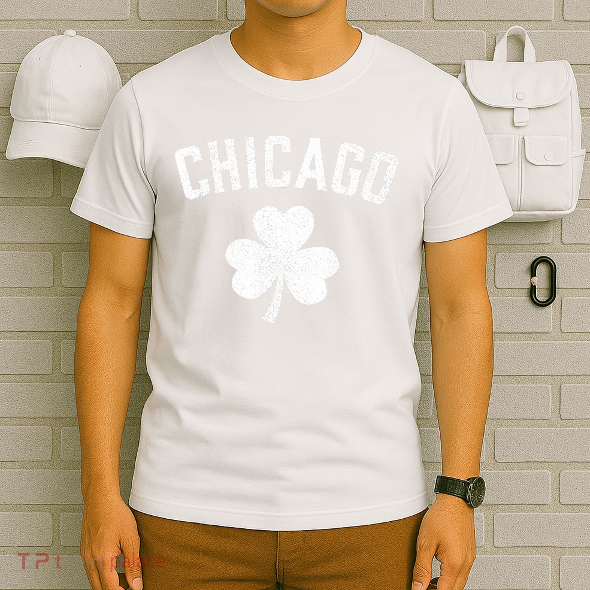 Chicago, St Patrick's day - Patty's day shamrock tee T-Shirt