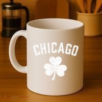 Chicago, St Patrick's day - Patty's day shamrock tee Coffee Mug thumb 4