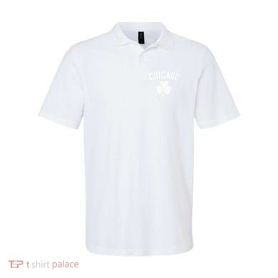 Chicago, St Patrick's day - Patty's day shamrock tee Polo