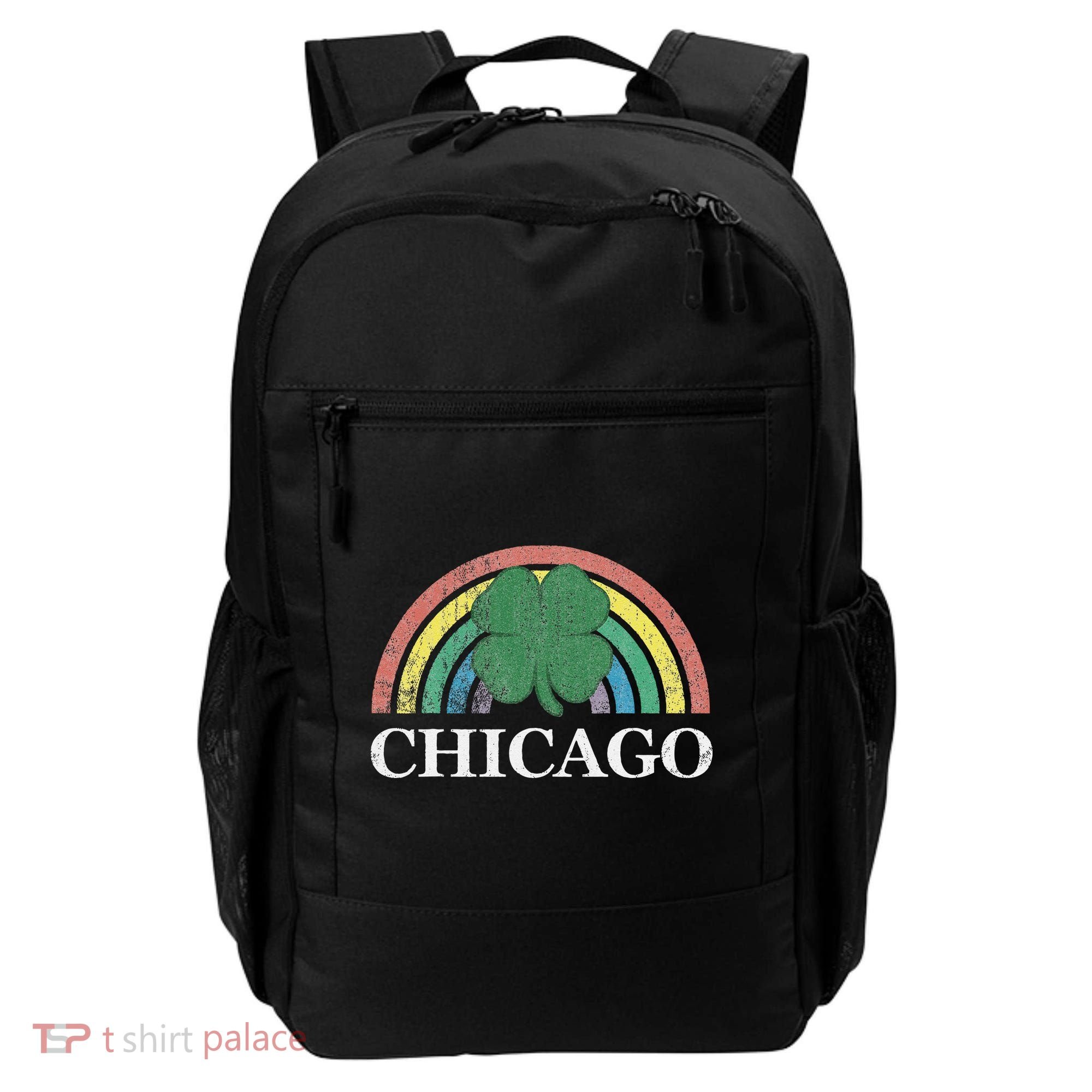 Chicago St. Patrick's Day Shamrock Rainbow Saint Paddy's Backpack