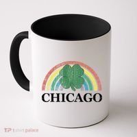 Chicago St. Patrick's Day Shamrock Rainbow Saint Paddy's Coffee Mug thumb 0