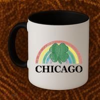 Chicago St. Patrick's Day Shamrock Rainbow Saint Paddy's Coffee Mug thumb 2