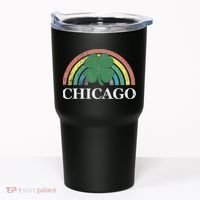 Chicago St. Patrick's Day Shamrock Rainbow Saint Paddy's Tumbler thumb 0