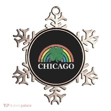 Chicago St. Patrick's Day Shamrock Rainbow Saint Paddy's Ornament