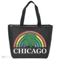 Chicago St. Patrick's Day Shamrock Rainbow Saint Paddy's Tote Bag thumb 0