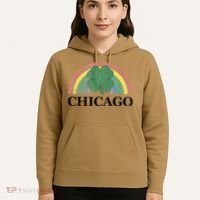 Chicago St. Patrick's Day Shamrock Rainbow Saint Paddy's Hoodie thumb 5